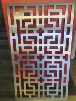 Custom laser cut panels